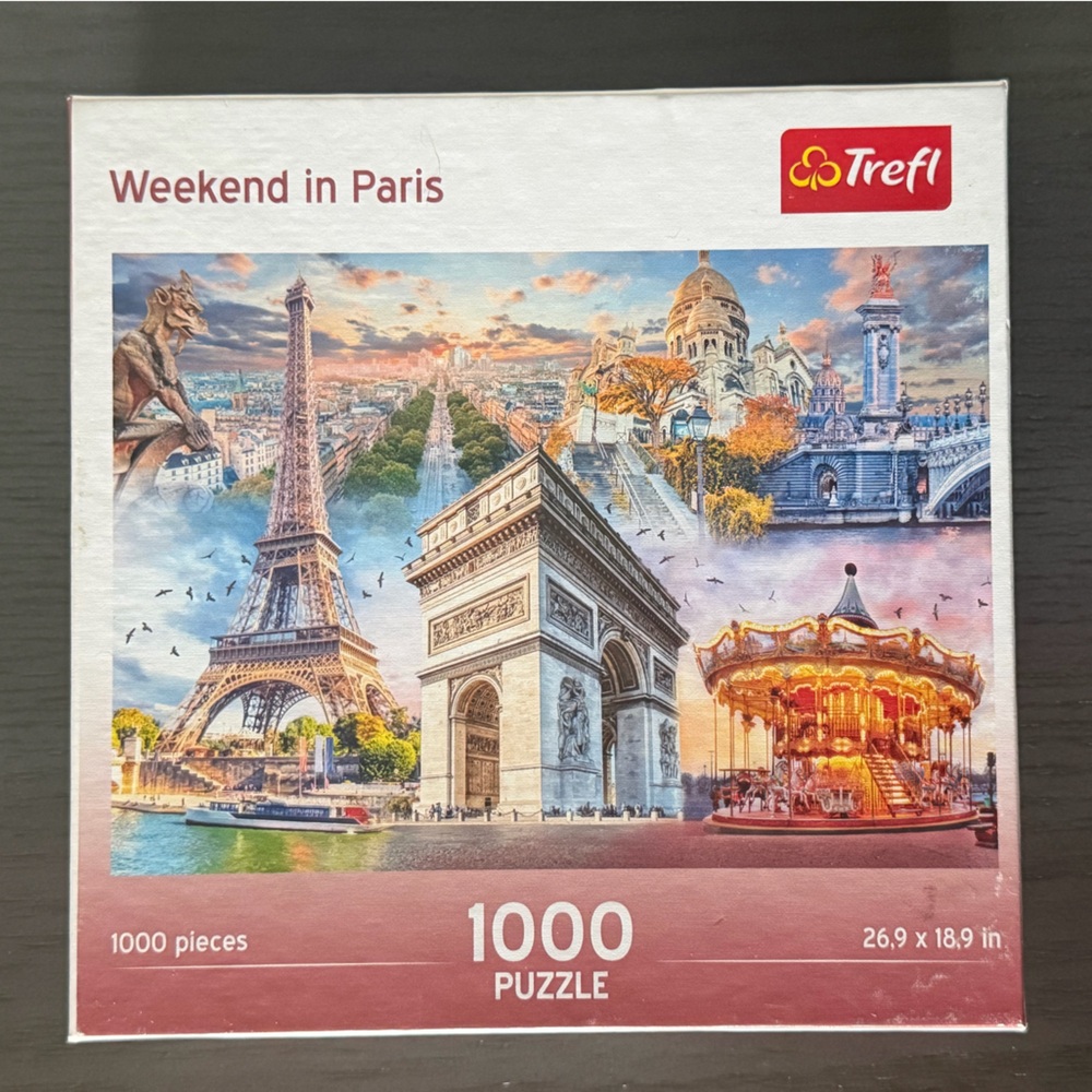 Weekend in Paris 1000-Piece Puzzle - Multi